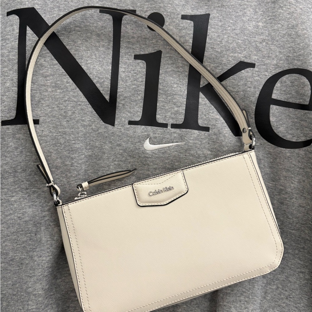 Calvin Klein  Shoulder Bag with silver hardware